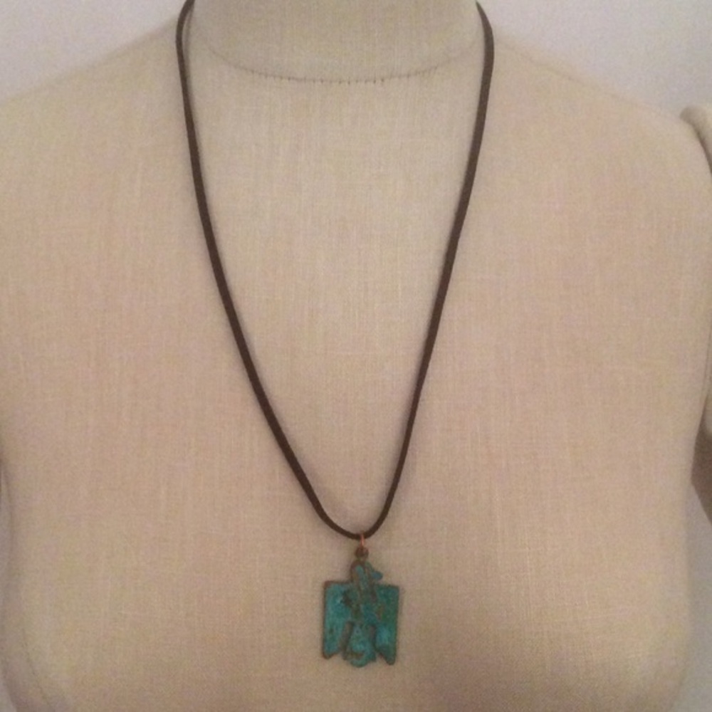 Copper Native Style Thunderbird Brown Suede